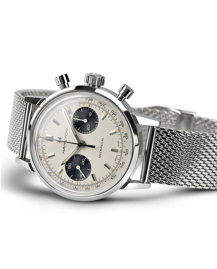 Часы Hamilton American Classic Intra-Matic Chronograph H H38429110 — нержавеющая сталь, мужские