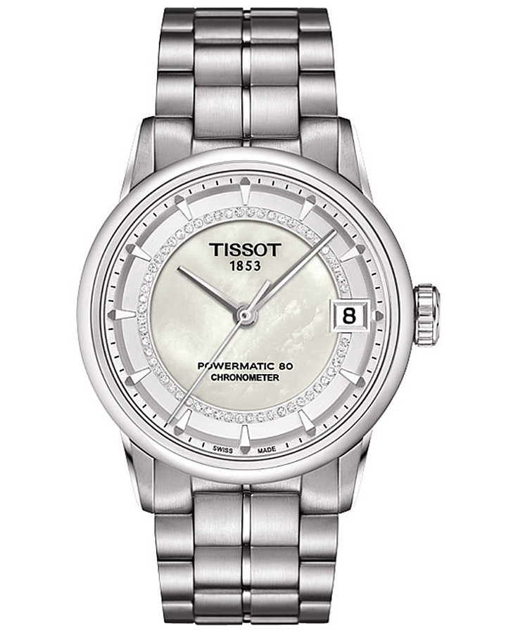 Часы Tissot Luxury Powermatic 80 T086.208.11.116.00 — женские, серебристый