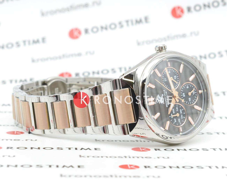 Часы Beverly Hills Polo Club BP3746C.360 — нержавеющая сталь с pvd-покрытием, женские