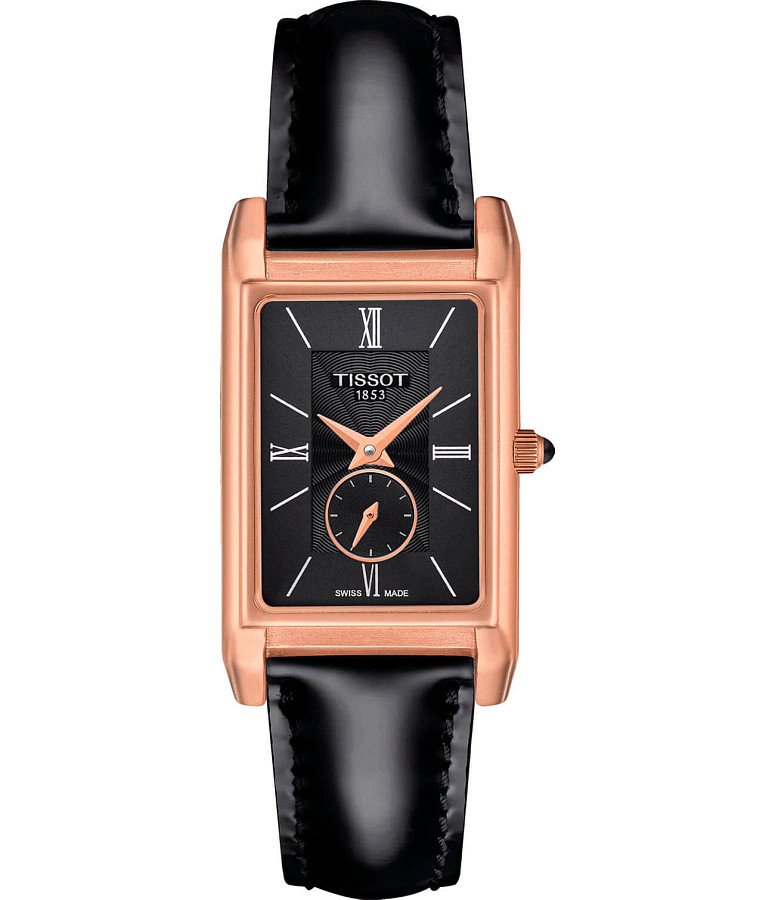 Часы Tissot Prestigious Lady 18K Gold T923.335.76.058.00 — женские, черный