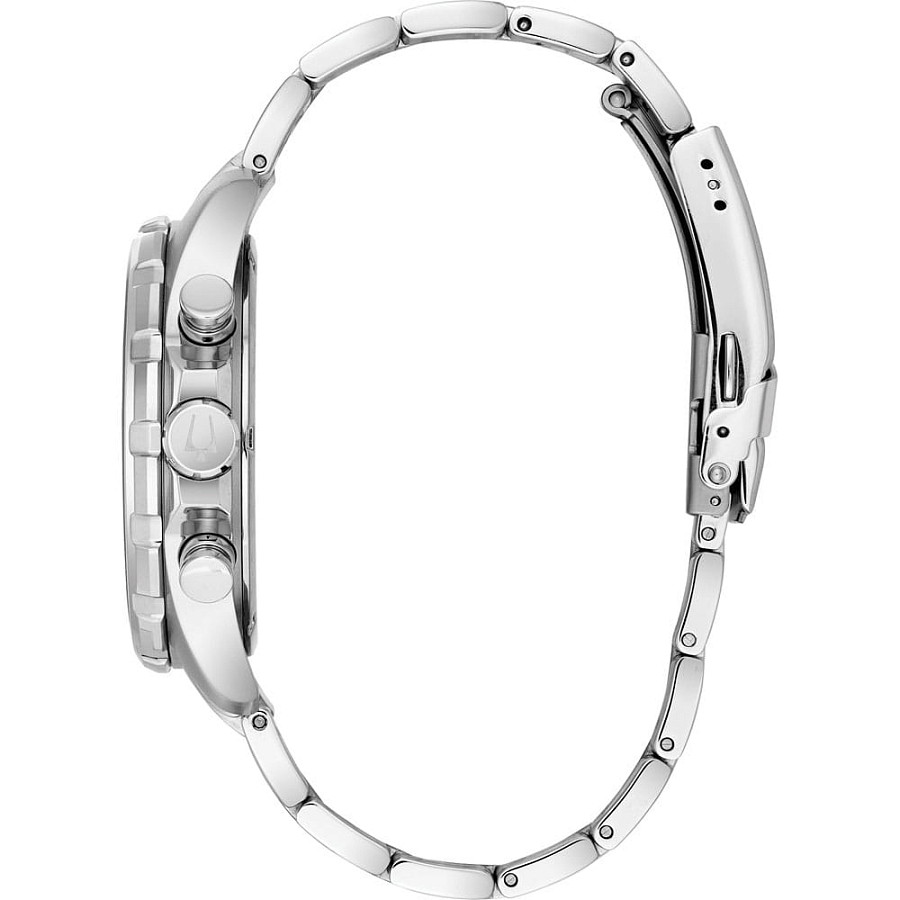 Часы Bulova Marine Star 96B255 — кварцевые, металл сталь