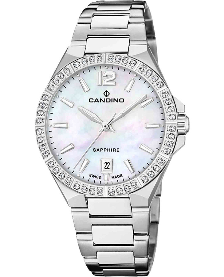 Часы Candino Lady Elegance Date C4760/A — женские, перламутровый