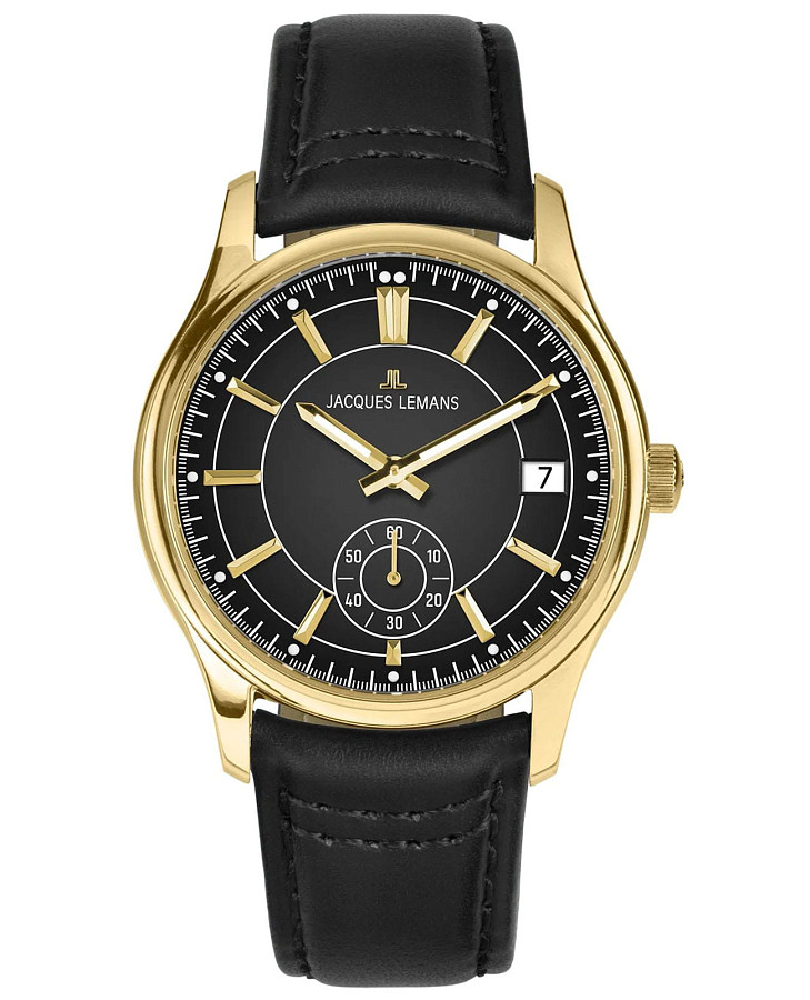 Часы Jacques Lemans Derby 1-2197E — мужские, черный