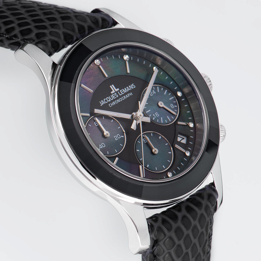 Часы Jacques Lemans Venice 1-2151A — кожаный, женские