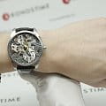 Швейцарские механические часы Tissot T-Complication Squelette Mechanical T070.405.16.411.00, фото 12