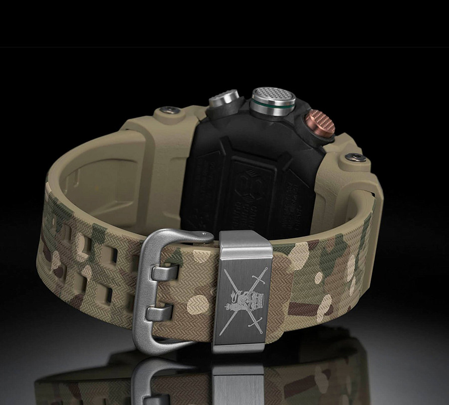 Часы Casio British Army x G-Shock GG-B100BA-1A — карбон, полимер