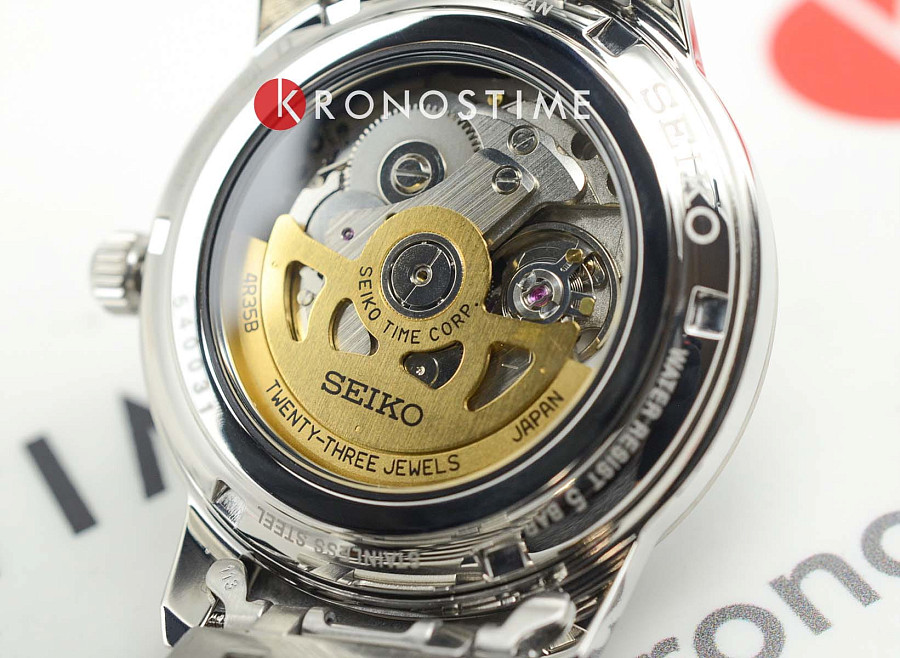 Часы Seiko Presage SRPL19J1 — мужские, нержавеющая сталь