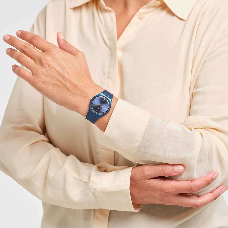 Часы Swatch Gent Standard GN417 — силикон, женские