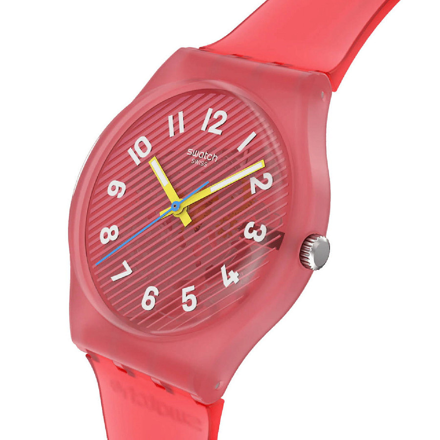 Часы Swatch Wavelengths Of Coral SO28P114 — розовый, пластик