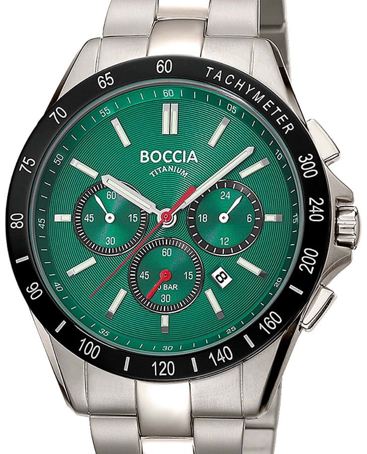 Часы Boccia Titanium Circle-Oval 3733-02 — кварцевые, титан