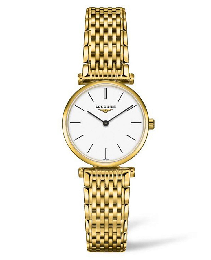 Часы Longines La Grande Classique L4.209.2.12.8 — женские, белый