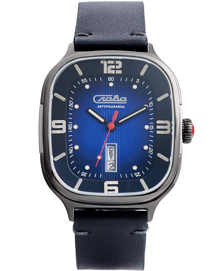 Часы Слава АЙС 3264720/300-8205 — мужские, синий