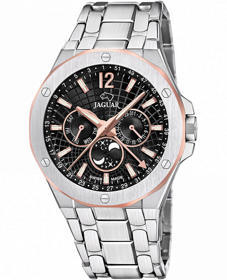 Часы Jaguar Moonphase J1039/4 — мужские, черный