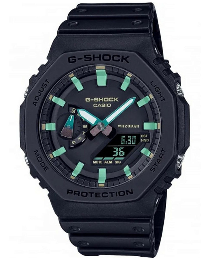 Часы Casio G-Shock GA-2100RC-1ADR (GA-2100RC-1A) — мужские, цветной