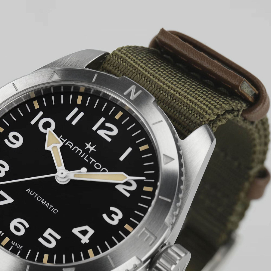 Часы Hamilton Khaki Field Expedition Auto H70225931 — тканевый, женские