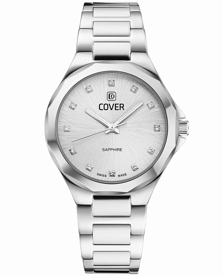 Часы Cover Cardea Crystal CO221.01 — женские, серебристый
