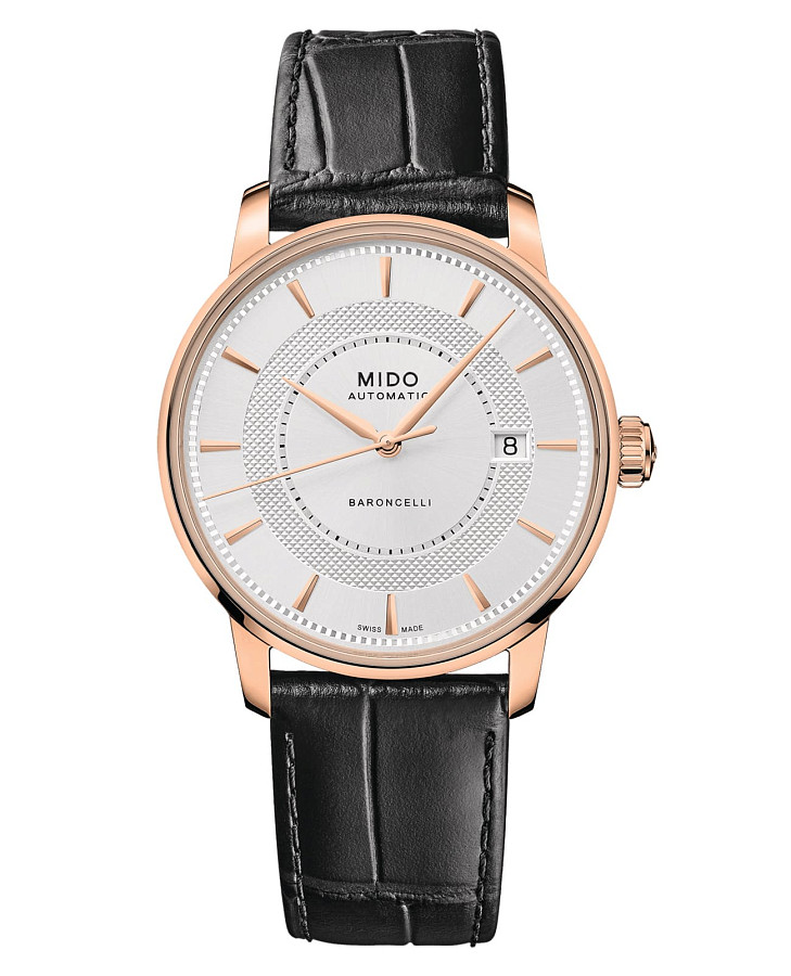 Часы Mido Baroncelli Signature M037.407.36.031.01 — мужские, белый