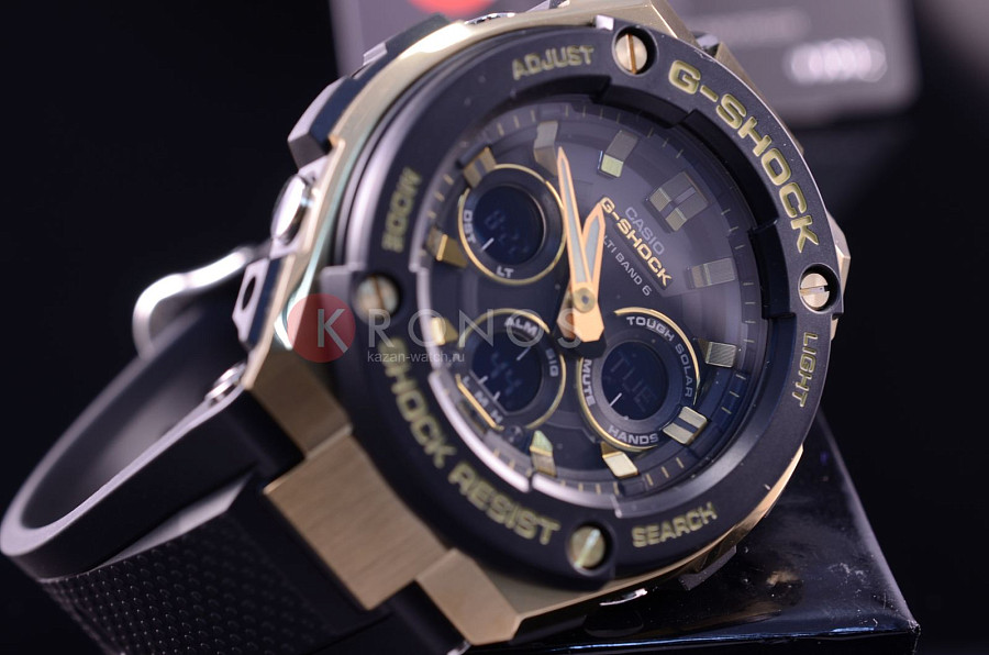Часы Casio G-Shock GST-W300G-1A9 — каучук, мужские