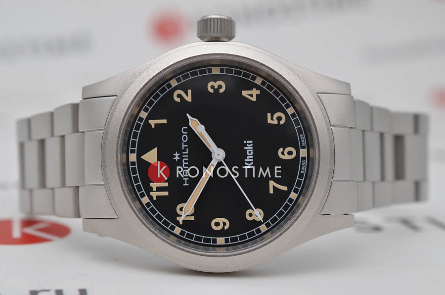 Часы Hamilton Khaki Field Quartz 38mm H69401131 — сталь, Швейцария