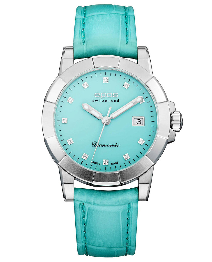 Часы Epos Ladies 8001.700.20.89.79 — женские, голубой
