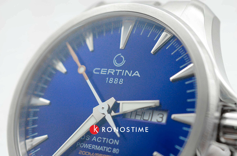 Часы Certina DS Action Day-Date C032.430.11.041.00 — мужские, серебристый