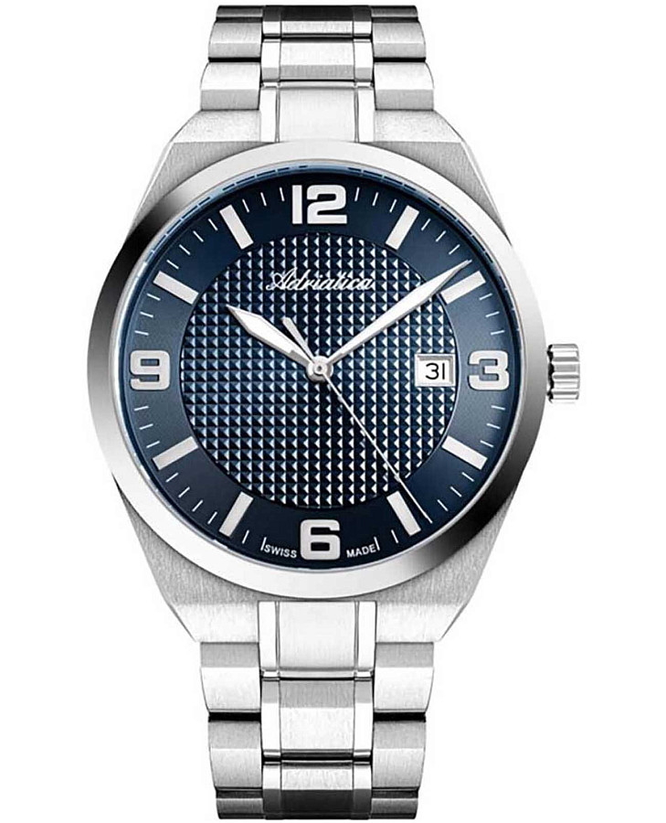 Часы Adriatica A8343.5155Q — мужские, синий