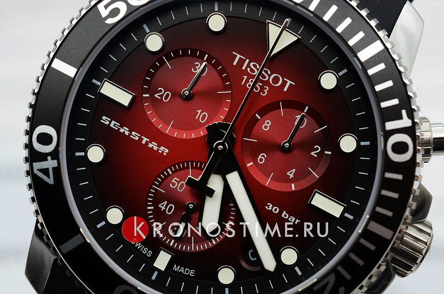 Часы Tissot Seastar 1000 Chronograph T120.417.17.421.00 — Швейцария, мужские