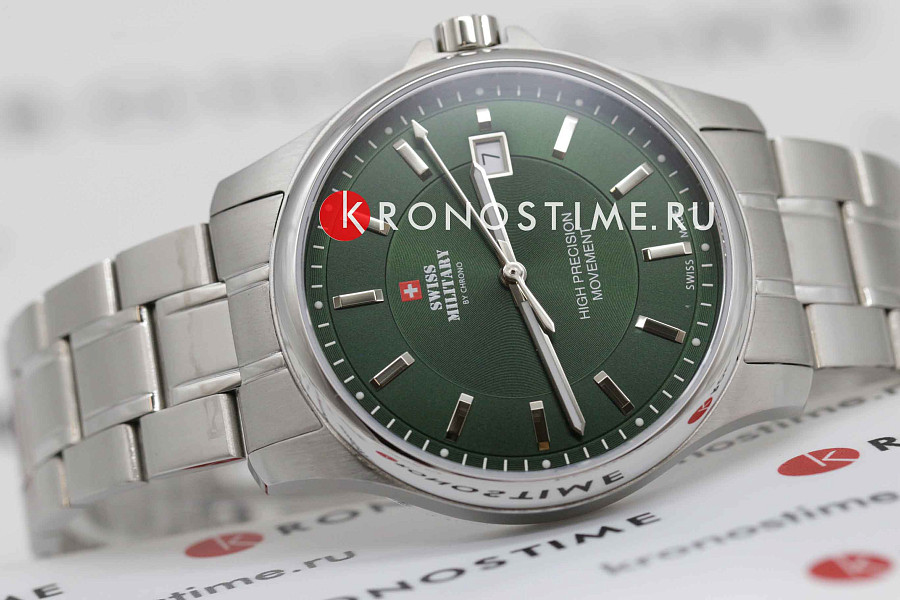 Часы Swiss Military by Chrono Сверхточные SM30200.31 — мужские, нержавеющая сталь