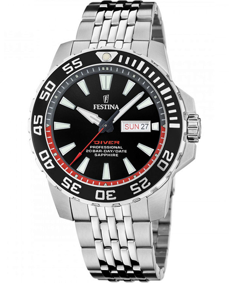 Часы Festina The Originals F20661/3 — мужские, черный