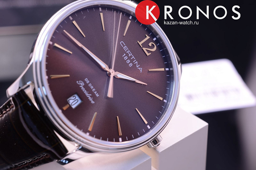 Часы Certina DS Dream 38mm C021.810.16.297.00 — кварцевые, сталь металл
