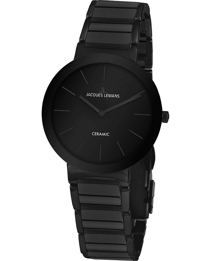 Часы Jacques Lemans High Tech Ceramic 42-8G — мужские, черный