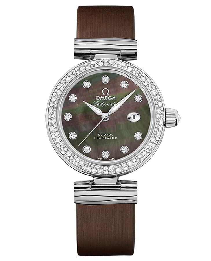 Часы Omega De Ville Ladymatic 425.37.34.20.57.004 — женские, зеленый