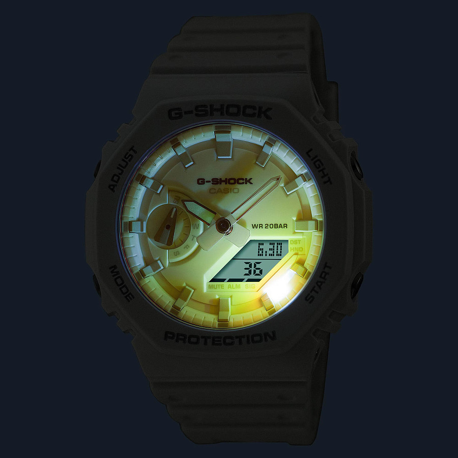 Часы Casio G-Shock GA-2100TL-7ADR (GA-2100TL-7A) — мужские, пластик