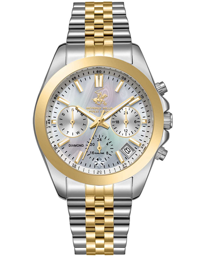 Часы Beverly Hills Polo Club BP3656C.220 — женские, перламутровый