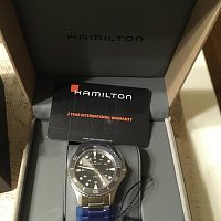 Фото покупателя: Швейцарские часы Hamilton Khaki Navy Scuba Quartz H82211181