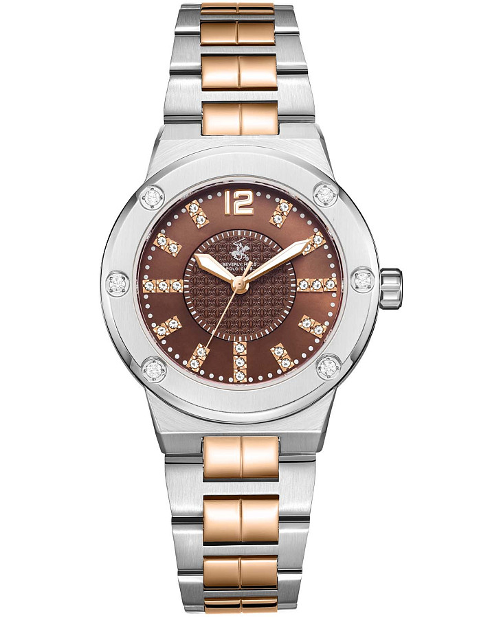 Часы Beverly Hills Polo Club BP3703C.540 — женские, коричневый