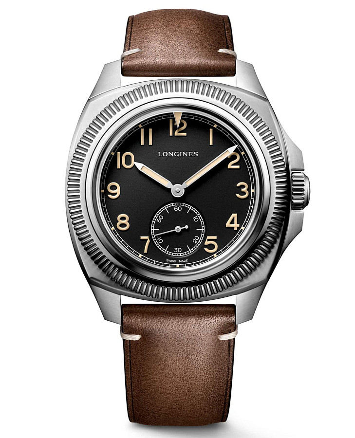 Часы Longines Pilot Majetek Box Edition L2.838.4.53.9 — мужские, черный