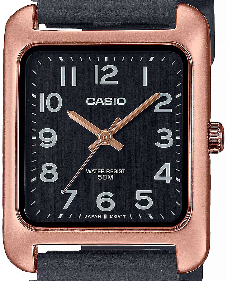 Часы Casio MTP-B175-5BV — кварцевые, металл алюминий