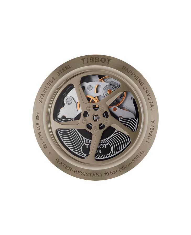 Часы Tissot T-Race Automatic Chronograph T115.427.37.091.00 — сталь металл, Швейцария