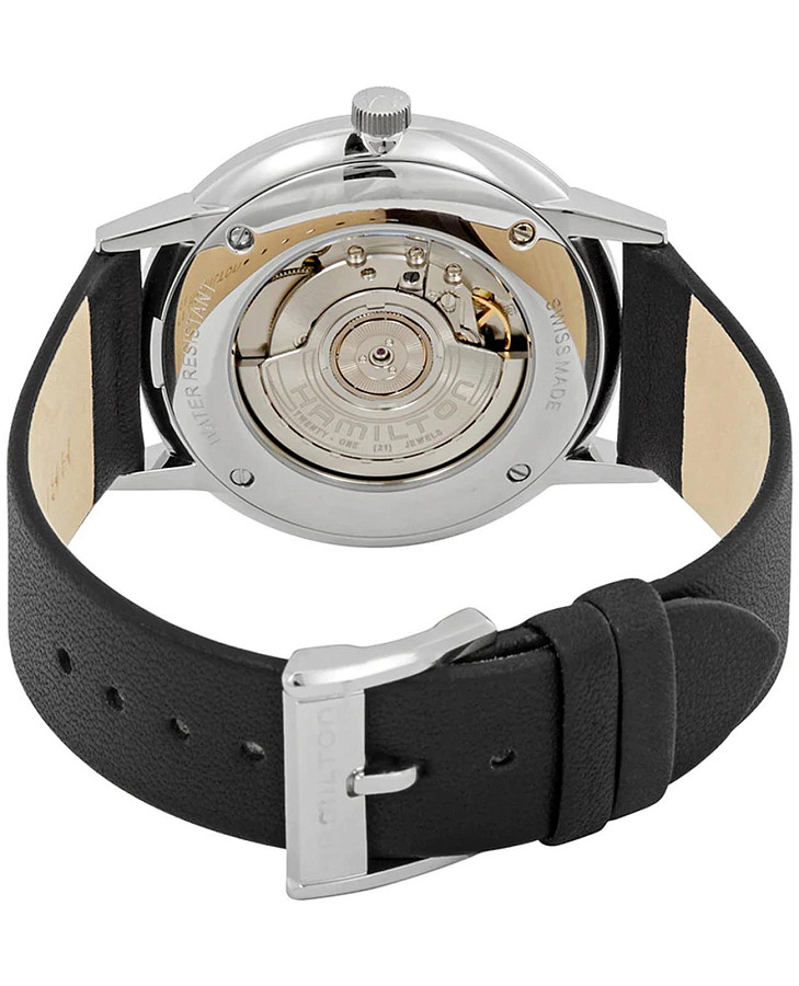 Часы Hamilton American Classic Intra-Matic Auto H38755781 — кожаный, мужские