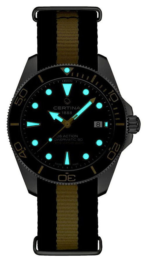 Часы Certina DS Action C048.407.18.051.01 — тканевый, мужские