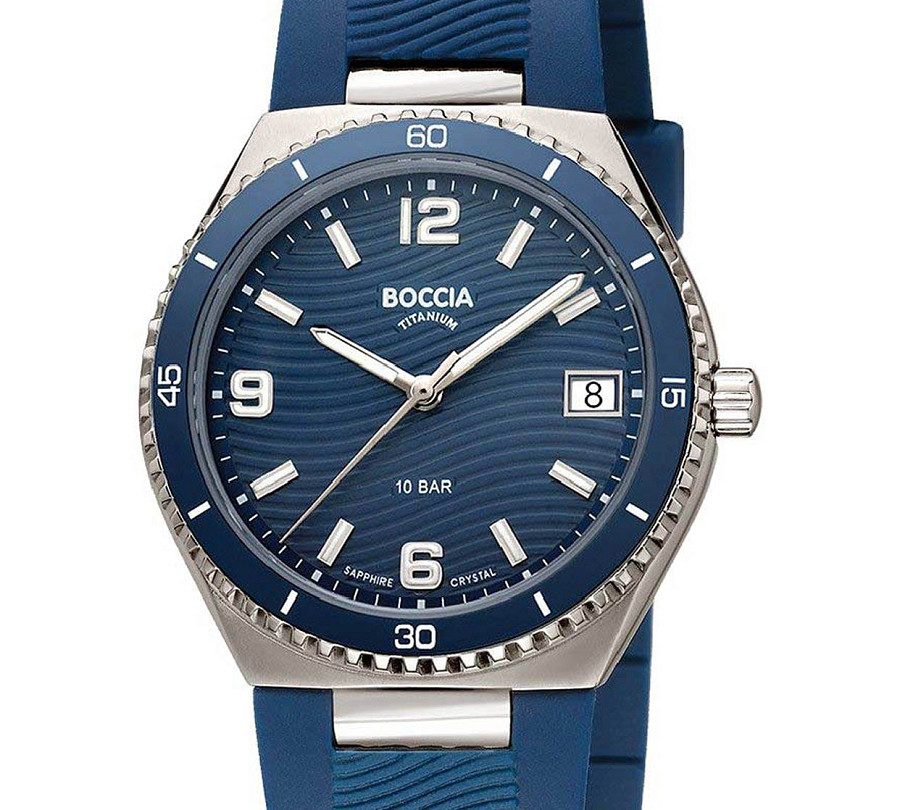 Часы Boccia Titanium Circle-Oval 3375-02 — кварцевые, титан