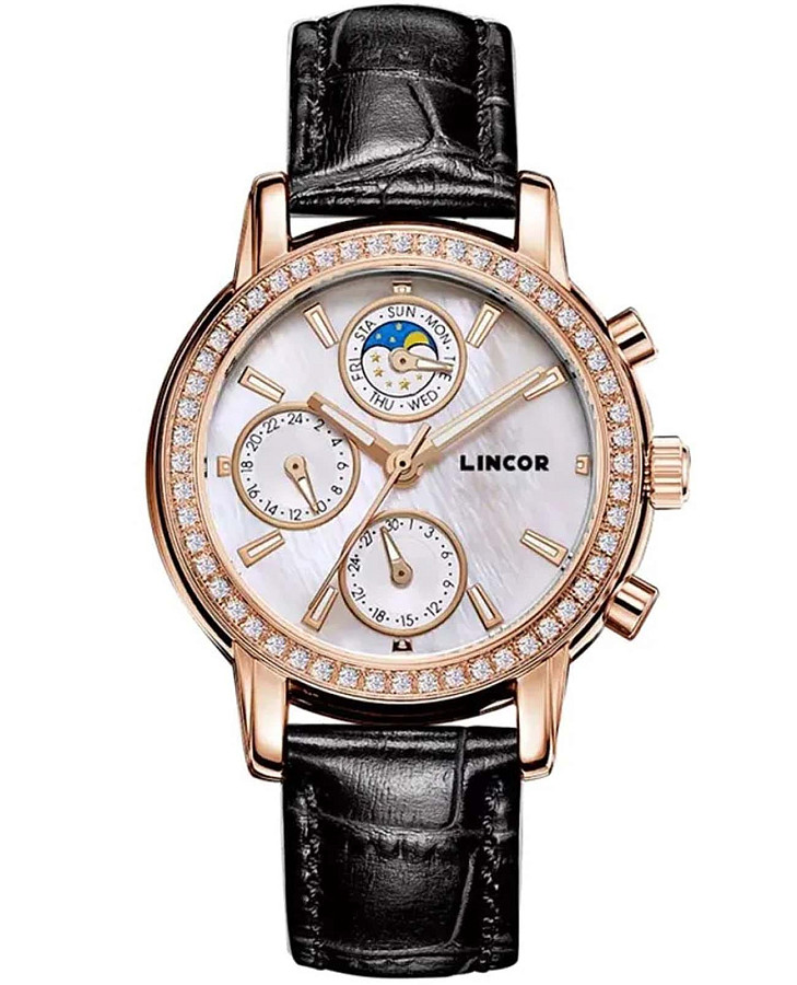 Часы Lincor Uni 6420L-3 — женские, перламутровый