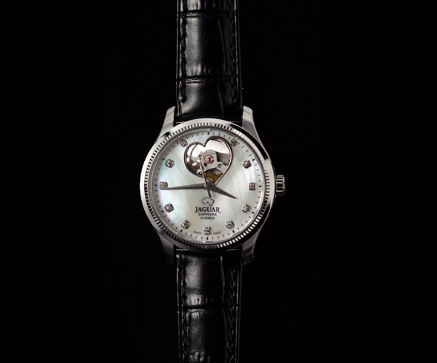 Часы Jaguar Automatic Open Heart J994/A — кожаный, женские