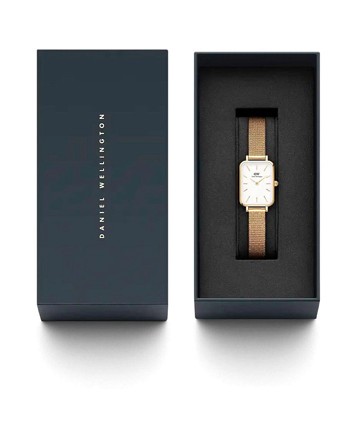 Часы Daniel Wellington Quadro Pressed Evergold DW00100556 — артикул DW00100556