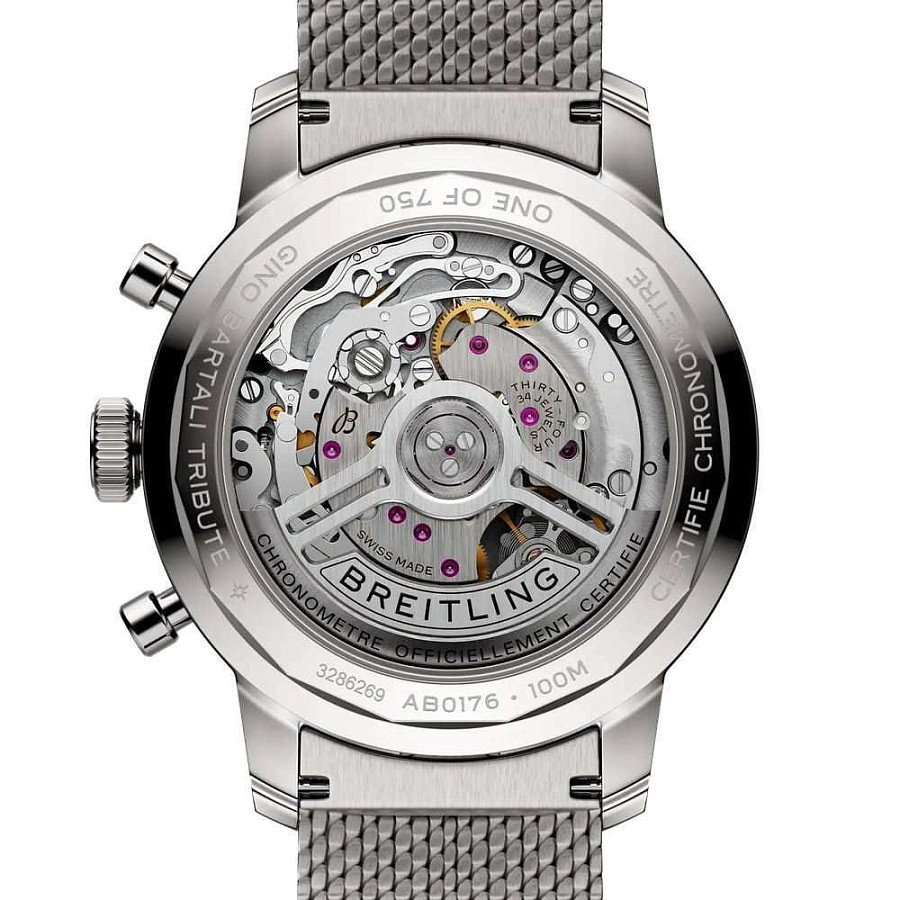 Часы Breitling Top Time B01 Gino Bartali AB01767A1C1A1 — механические, металл сталь