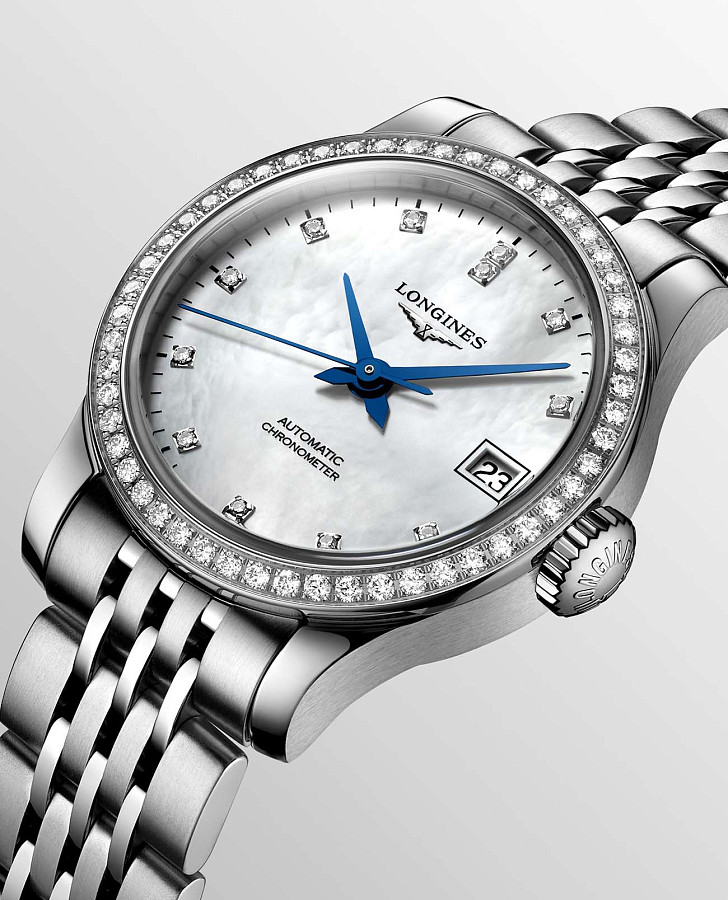 Часы Longines Record Collection L2.320.0.87.6 — женские, нержавеющая сталь