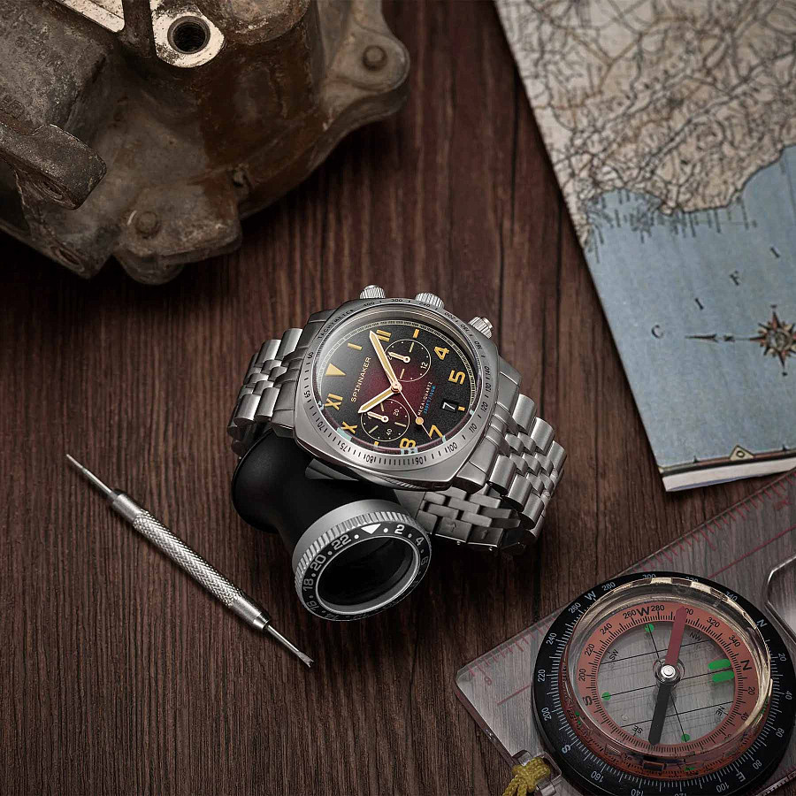 Часы Spinnaker Hull California Chronograph SP-5092-22 — нержавеющая сталь, мужские