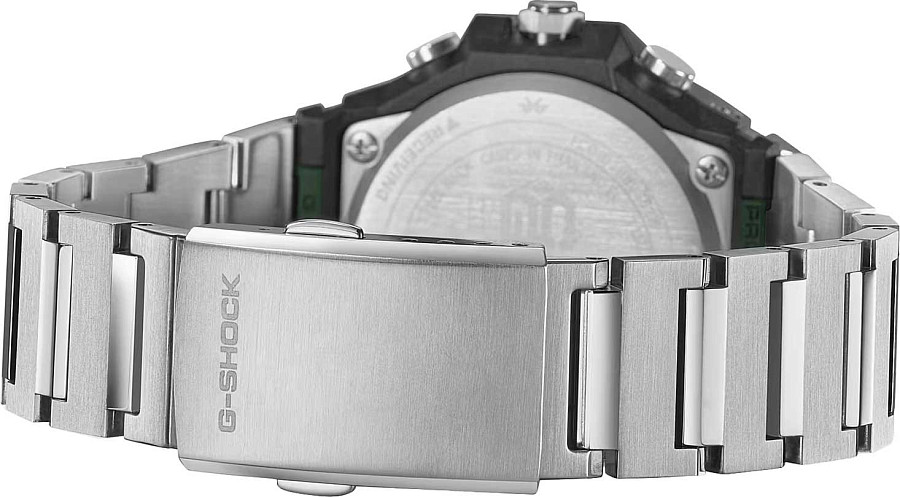 Часы Casio G-Shock G-Steel GST-B1000D-3A — зеленый, карбон сталь металл
