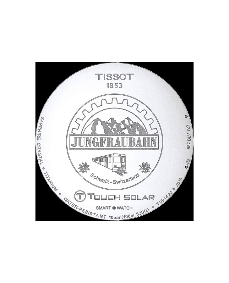 Часы Tissot T-Touch Expert Solar Jungfraubahn T091.420.46.051.10 — кварцевые, титан